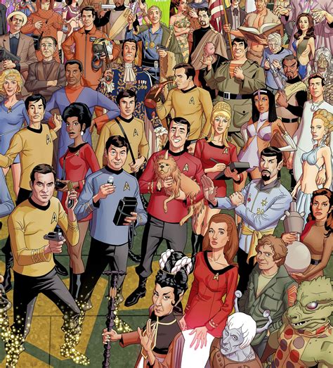 Star Trek The Original Series 50th Anniversary Poster - dustyabell