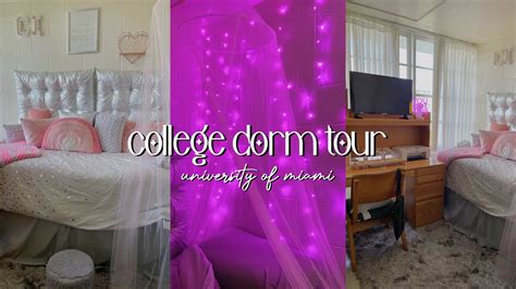 College Dorm Tour University Of Miami Mahoney Pearson Freshman