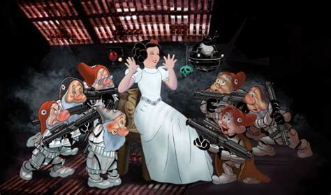 The Lighter Side Disney Star Wars Crossovers And Photoshops The Star Wars Underworld
