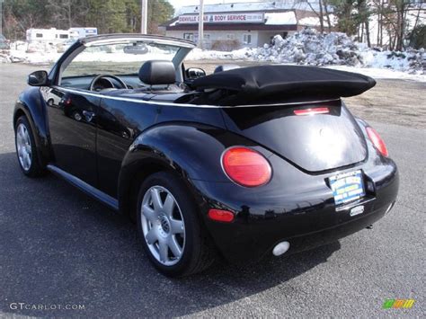 2003 Black Volkswagen New Beetle Gls 18t Convertible 26210066 Photo