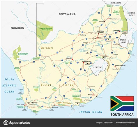 Road Map South Africa Download Download Gratis