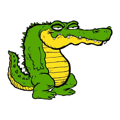 Alligator Cartoon Illustration 546157 Vector Art At Vecteezy