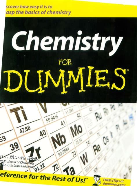 Chemistry For Dummiespdf