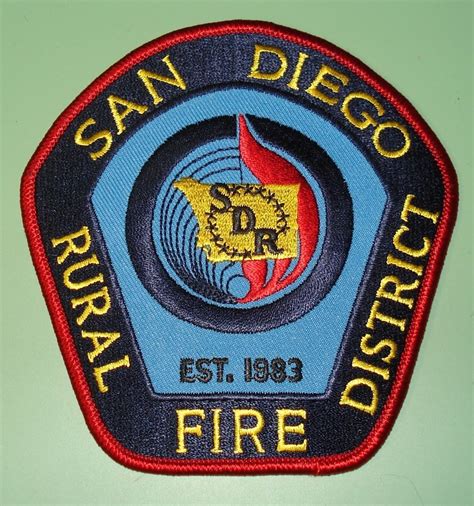 We know your pet is an important member of your family and deserves the best possible medical. California Fire Patch - San Diego County Rural Fire ...