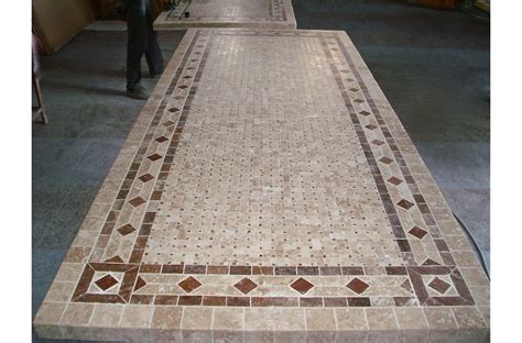 outdoor patio dining table italian mosaic stone marble