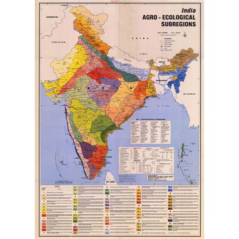 World Maps India Agro Ecological Subregions