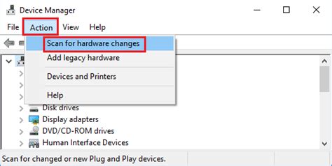 Scan For Hardware Changes On Device Manager Windows 10 Vebtech