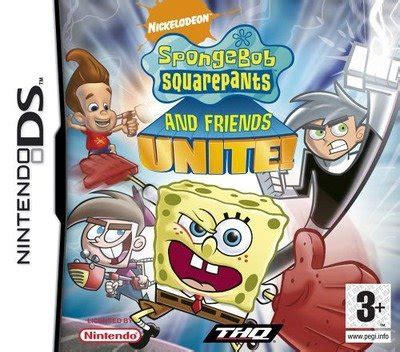 Listado completo de juegos de nintendo ds con toda la información: SpongeBob SquarePants and Friends Unite! ⭐ Nintendo DS ...