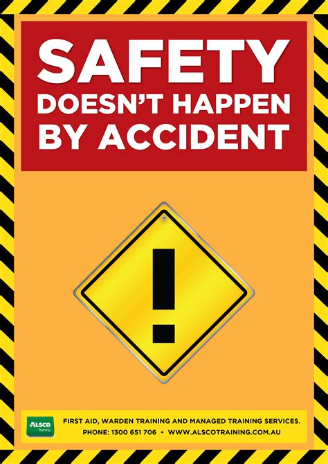 Work Safety Poster Accidents