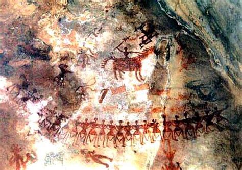 40000 Year Old Cave Paintings Found In Up India Archeology