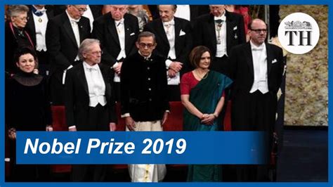 abhijit banerjee esther duflo receiving the nobel prize in economics 2019 youtube