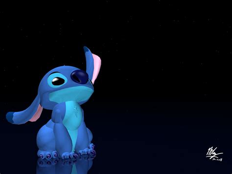Gambar Wallpaper Kartun Stitch