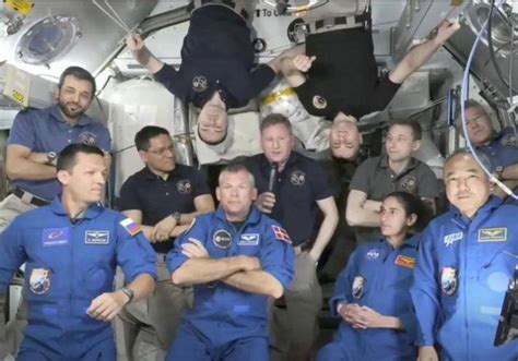 Los Astronautas De La Misión Crew 7 De Spacex Y La Nasa Ya Están En La Estación Espacial