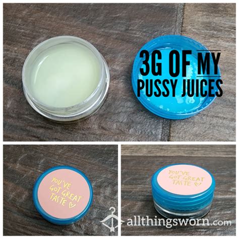G Of My Pussy Cum Cream Vial Grool Vial