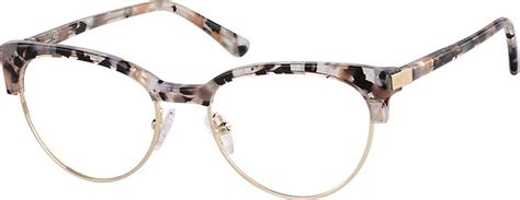 Tortoiseshell Browline Glasses 1912139 Zenni Optical Eyeglasses In