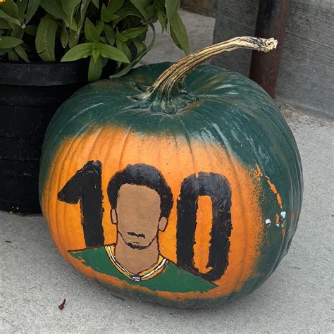 Love this amazing hand painted pumpkin I saw outside the US Post Office