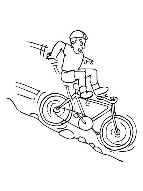 With over 50 downhill mountain biking parks in the usa and more being developed all the time, i would say mtbing is returning to its roots. Bicycle Rider Falling Down From Hill Coloring Page ...