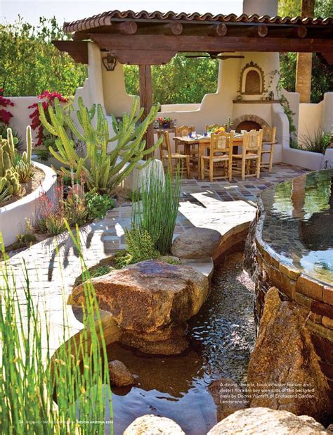 Phoenix Home And Garden Design Arizona 2014 Arizona Backyard Spanish