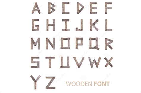 20 Wood Fonts Ttf Otf Download Design Trends Premium Psd