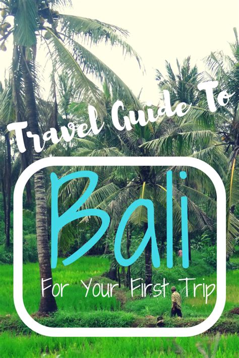 Bali Travel Guide And Tips For First Timers Bali Travel Guide Bali