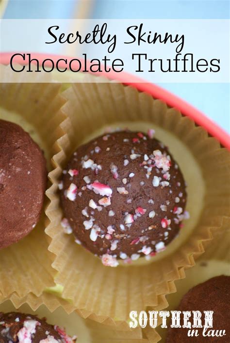 Southern In Law Recipe Secretly Skinny Chocolate Truffles