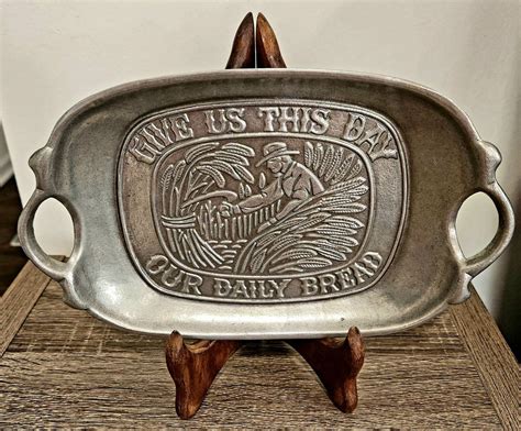 sexton give us this day our daily bread pewter etsy