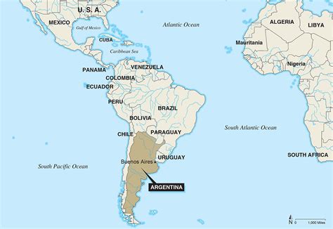 Discover sights, restaurants, entertainment and hotels. world-map-highlighting-argentina-stock - Olá Argentina