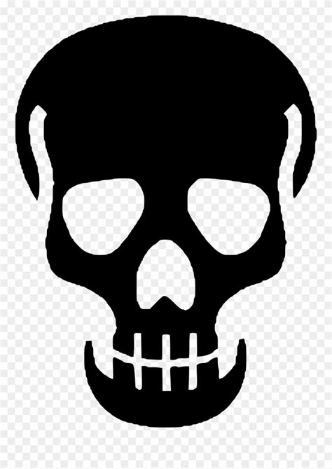 Download Clipart Skull Vector Black Skull Png