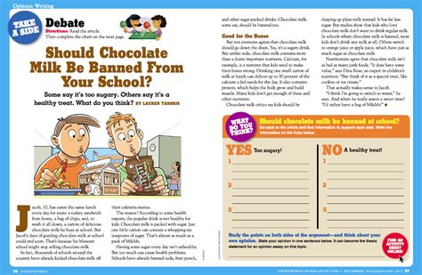 Opinions are based on what people believe to be facts. Engage Your Class in the Great Chocolate Milk Debate (With ...
