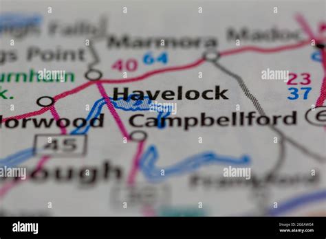 Map Of Havelock Ontario Hi Res Stock Photography And Images Alamy