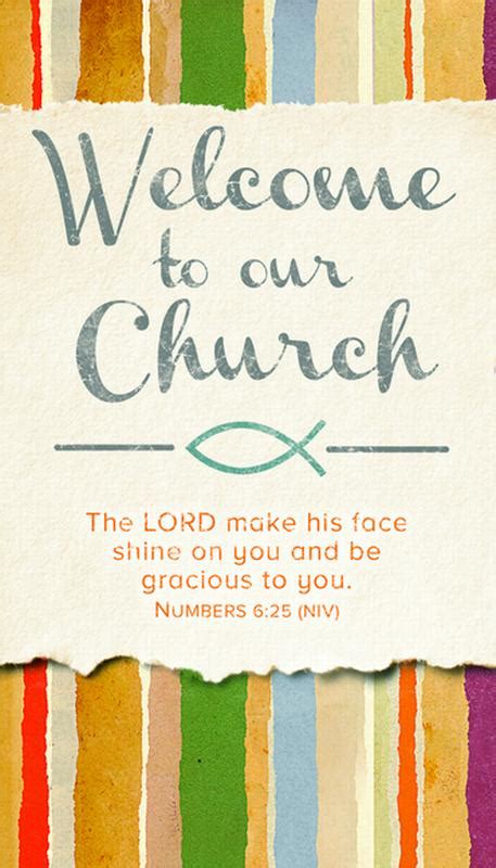 A church welcome letter, as the name suggests, is a letter used for welcoming people in the institution. Welcome to Our Church - Welcome/Visitor Card (Other) - Walmart.com - Walmart.com