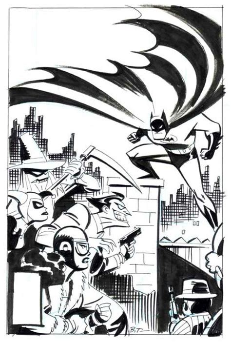 Batman Adventures Annual Cover Sketch Bruce Timm