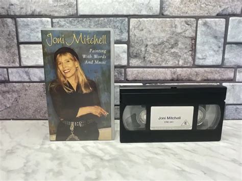 JONI MITCHELL PAINTING With Words And Music VHS Video 1998 Concert Los