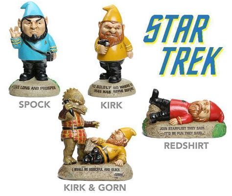 Anões De Jardim Star Trek Garden Gnomes Blog De Brinquedo