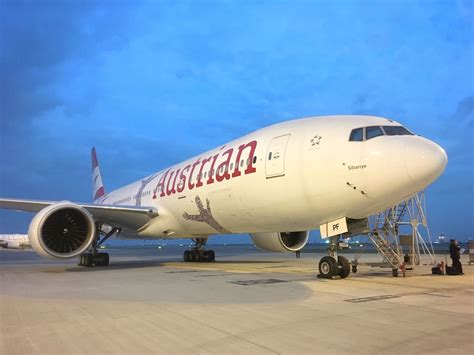 New Boeing 777 Of Austrian Airlines To Land In Vienna For The First