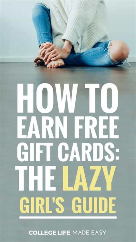 Purchase, use or acceptance of card constitutes acceptance of these terms. How to Earn Free Gift Cards: The Lazy Girl's Simple Guide
