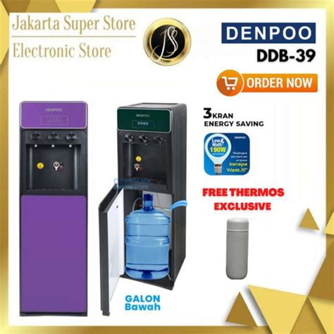 Jual Denpoo Ddb Dispenser Galon Bawah Stainless Steel Kran Di