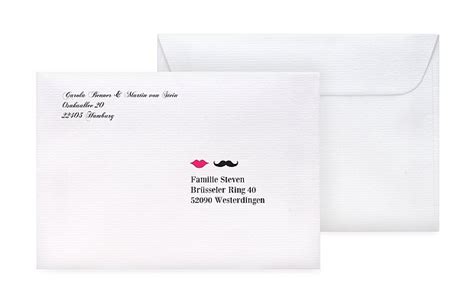Sofern es um unzählige briefumschlag hochzeit beschriften ideen geht scheint das thema jener romantischen ehe für einen tag voller liebe des. Briefumschlag bedruckt "Moustache"