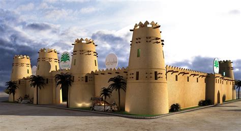 3d Arabian Heritage Castle Cgtrader