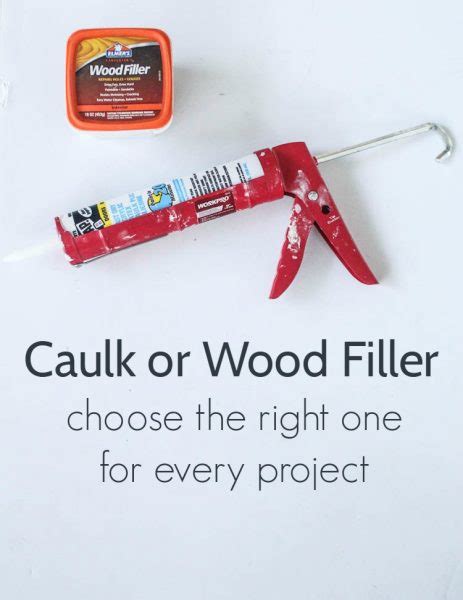 Another option is to maintain the humidity level of your home throughout the year. Caulk or wood filler: choose the right one for every ...