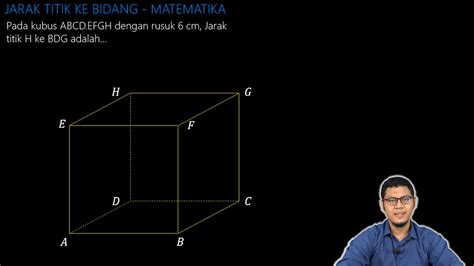 Video Belajar Latihan Soal Jarak Titik Ke Bidang Tipe HOTS I Matematika