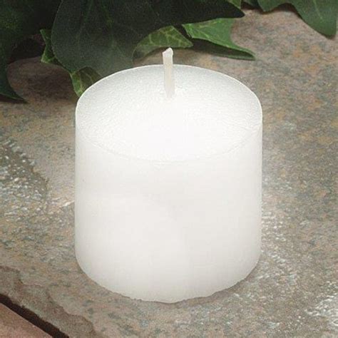 10 Hour White Votive Candles Set Of 24