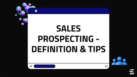 Sales Prospecting Definition Tips