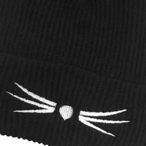 Black Cat Beanie With Ears Get It Now Poprocking
