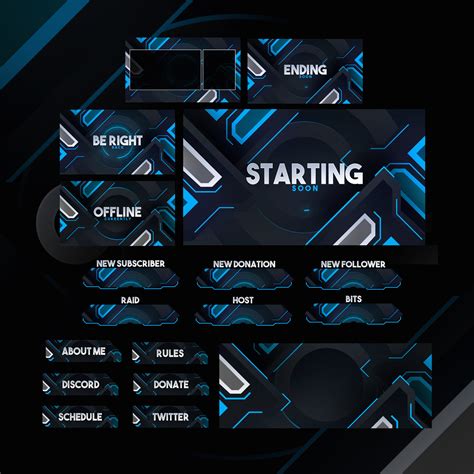 Animated Twitch Stream Overlay Package On Behance