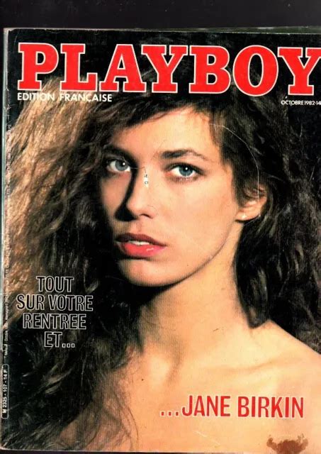 Playboy Jane Birkin Entierement Nue Nude Pub Quipe Du