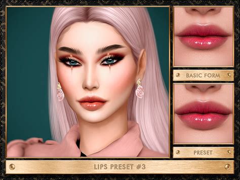 Julhaos Cosmetics Lips Preset 7 The Sims 4 Catalog