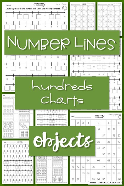Counting On Number Lines On Hundreds Charts And Counting Objects