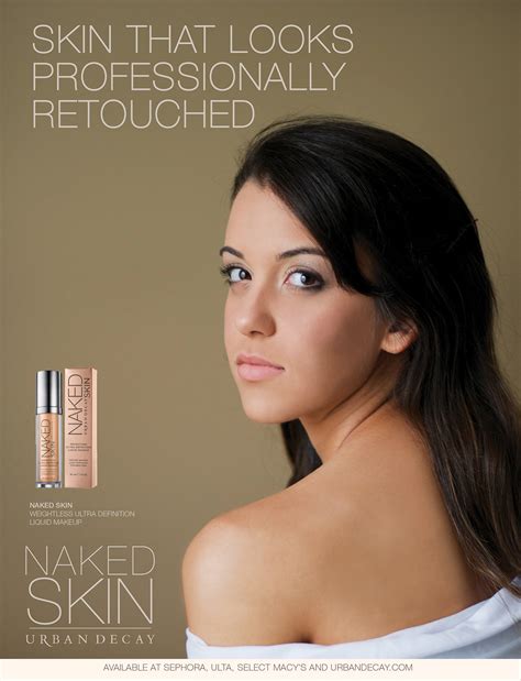 Advertisement Naked Skin Foundation On Behance