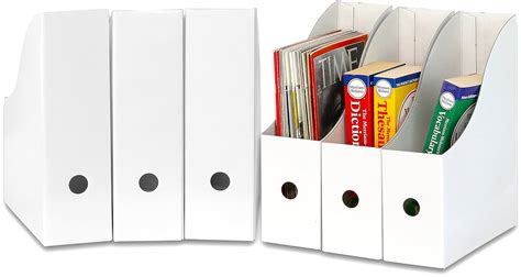Top 9 Simple Houseware White Magazine File Holder Organizer Box Home